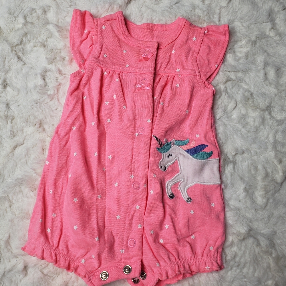 Carter's newborn unicorn onesie